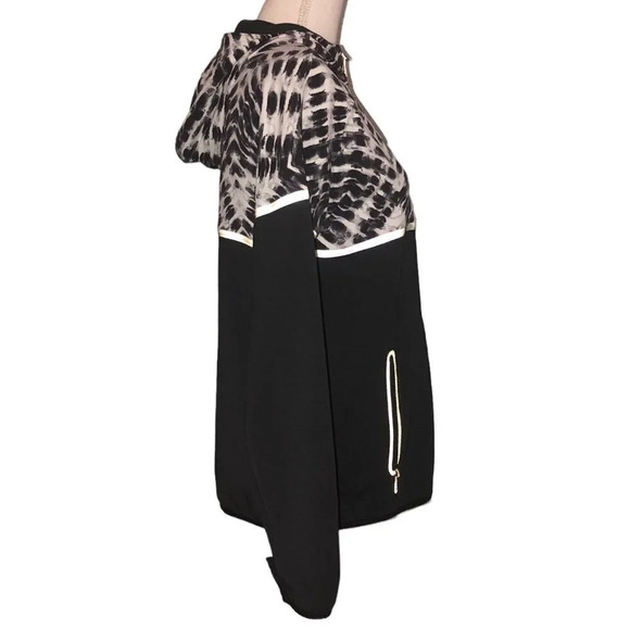 SAUCONY Sz M Women's Track Star Thermal Construction Deep Scuba Shaped Hoodie - Picture 6 of 7